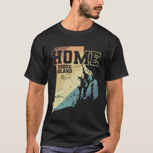 Rhode Island Home USA T-shirt (Voorkant)