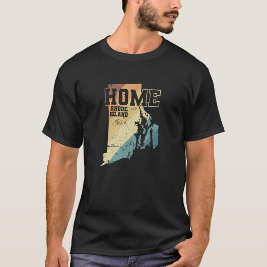 Rhode Island Home USA T-shirt (Voorkant)