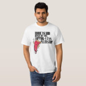 Rhode Island Huis van de topping-less pizza strip T-shirt (Voorkant volledig)