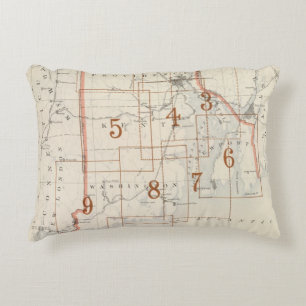 Rhode Island-indexkaart Accent Kussen