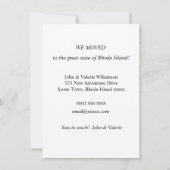 Rhode Island kaart bewegende aankondiging (Achterkant)