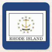 Rhode Island Kartonnen Onderzetters (Voorkant)