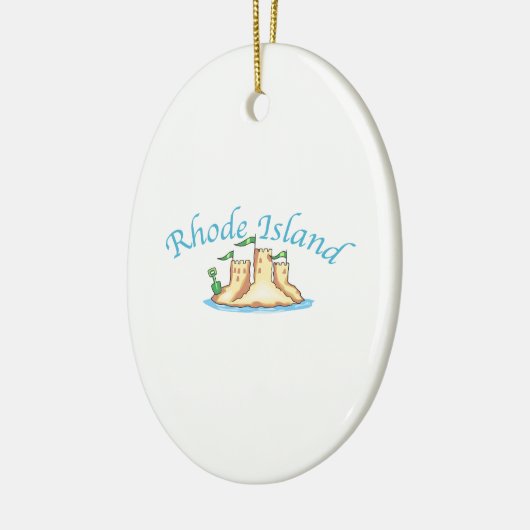 Rhode Island Keramisch Ornament (Links)