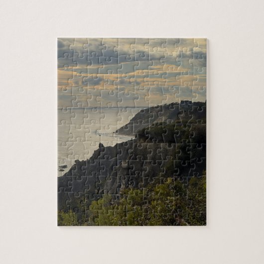 Rhode Island Klifzijde Zonsondergang Puzzel (Verticaal)