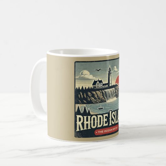 Rhode Island Koffiemok (Voorkant links)