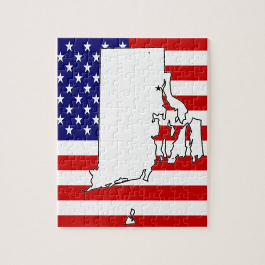 RHODE ISLAND LEGPUZZEL (Verticaal)