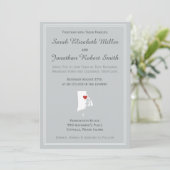 Rhode Island Love - Wedding Invite Kaart (Staand voorkant)
