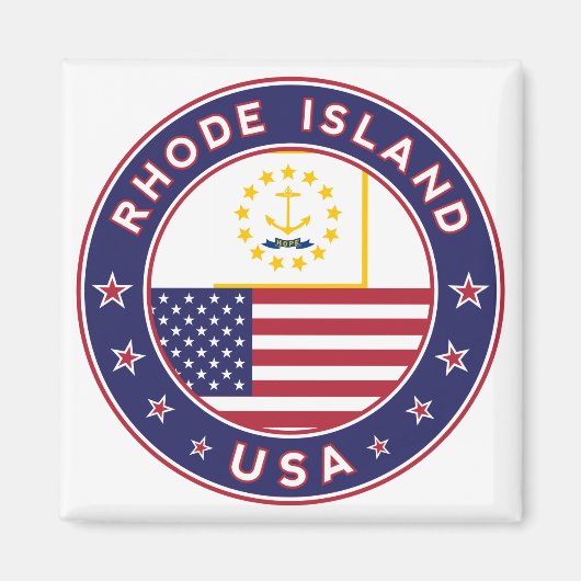 Rhode Island Magneet (Voorkant)