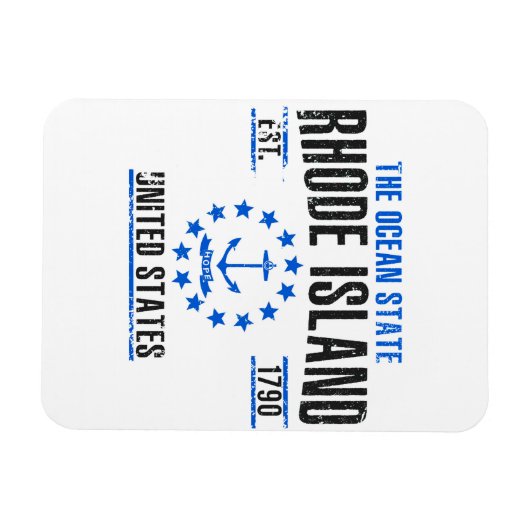 Rhode Island Magneet (Horizontaal)