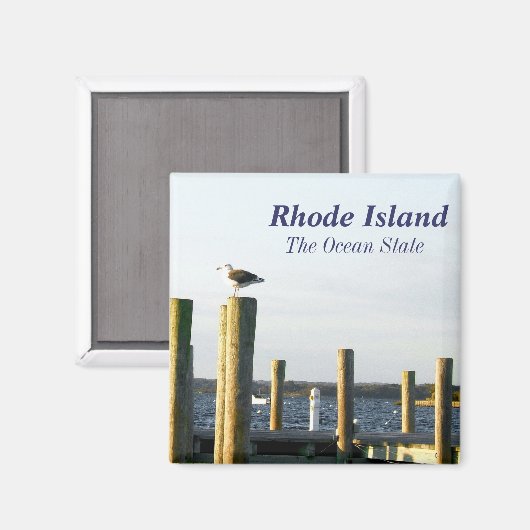 Rhode Island magnet (Voorkant / Achterkant)