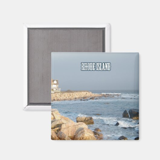 Rhode Island Magnet (Voorkant / Achterkant)
