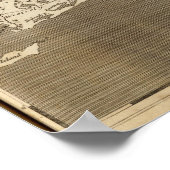 Rhode Island Map door Arrowsmith Poster (Hoek)