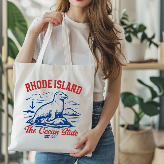Rhode Island Marine Life Art for Nature Lovers Tote Bag