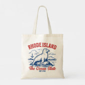 Rhode Island Marine Life Art for Nature Lovers Tote Bag (Achterkant)