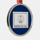 Rhode Island Metalen Ornament (Rechts)
