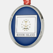 Rhode Island Metalen Ornament (Links)
