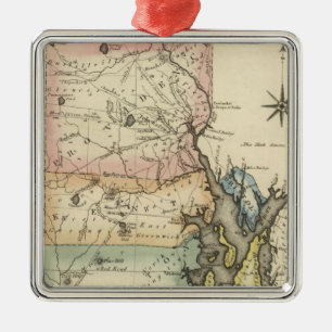 Rhode Island Metalen Ornament