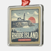 Rhode Island Metalen Ornament (Links)