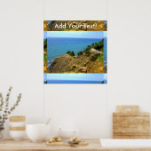 Rhode Island Mohegan Bluffs Poster (Keuken)