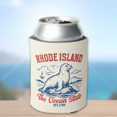 Rhode Island Nature Scene – Seal & Sea Design Blikjeskoeler