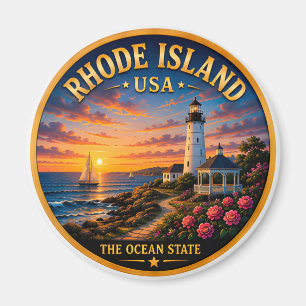 Rhode Island Newport Landhuis Uitzichten 🟡 Magneet