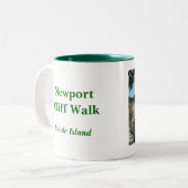 Rhode Island, Newport - Tweekleurige Koffiemok (Voorkant links)