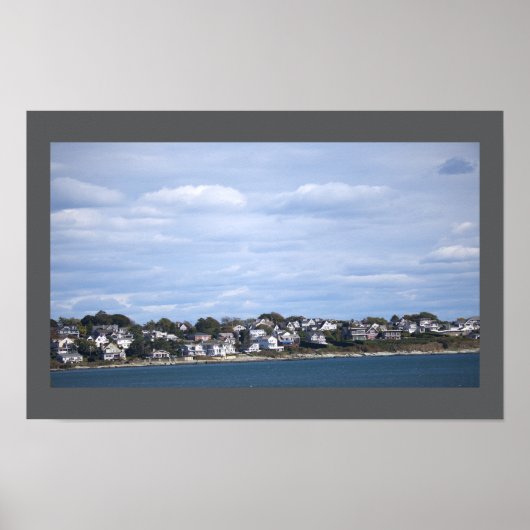 Rhode Island Oceaan Waterscape Poster (Voorkant)