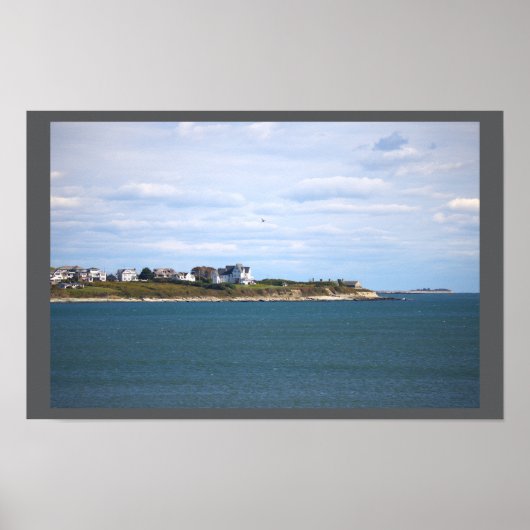 Rhode Island Oceaan Waterscape Poster (Voorkant)