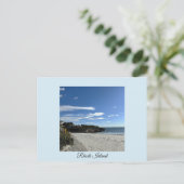 Rhode Island Ocean Cliffside Postcard Briefkaart (Staand voorkant)