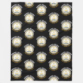 RHODE ISLAND OCEAN STATE FLAG FLEECE DEKEN (Voorkant)