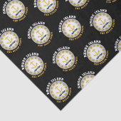 RHODE ISLAND OCEAN STATE FLAG TISSUEPAPIER (Detail)