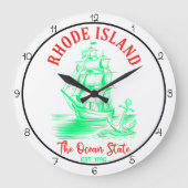 Rhode Island Ocean State Schip Grote Klok (Voorkant)