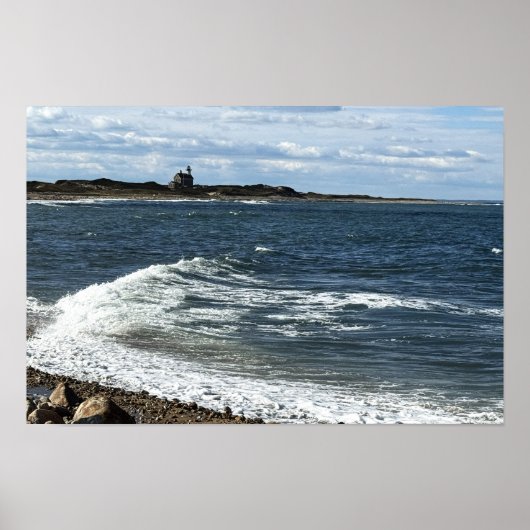 Rhode Island Ocean Waterscape Poster (Voorkant)
