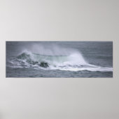 Rhode Island Ocean Waves Poster (Voorkant)