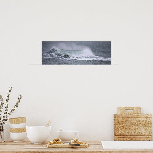Rhode Island Ocean Waves Poster (Keuken)