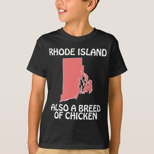 Rhode Island - Ook een kippenras T-shirt (Voorkant)