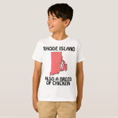 Rhode Island - Ook een kippenras T-shirt (Voorkant volledig)