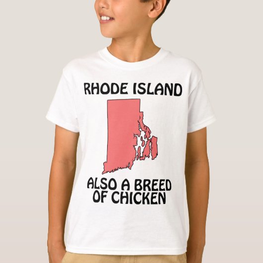 Rhode Island - Ook een kippenras T-shirt (Voorkant)