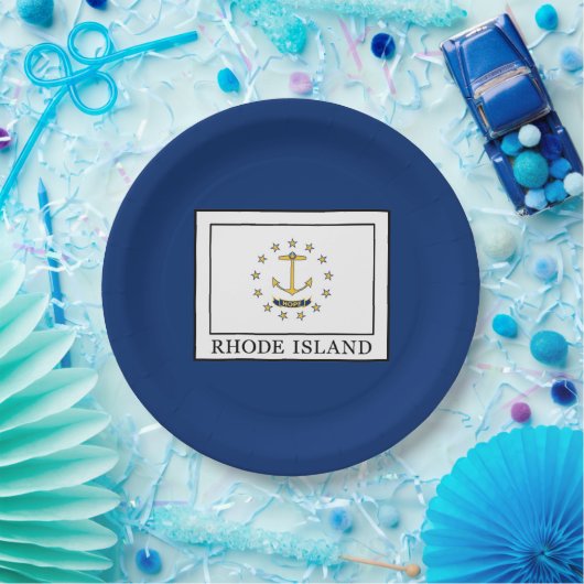Rhode Island Papieren Bordje (Feest)