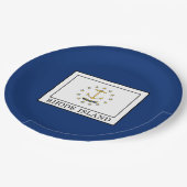 Rhode Island Papieren Bordje (Gekanteld)