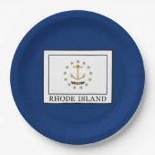 Rhode Island Papieren Bordje (Voorkant)