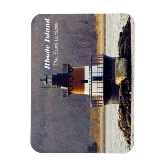 Rhode Island plum strandlicht Magneet (Verticaal)
