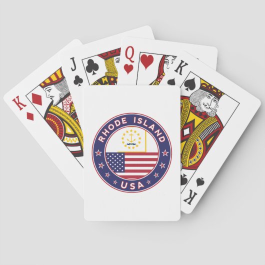 Rhode Island Pokerkaarten (Achterkant)
