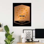 Rhode Island Poster (Thuiskantoor)