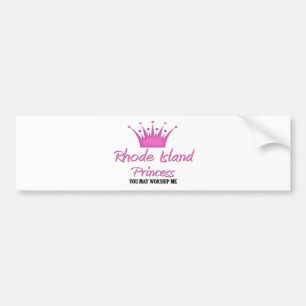 Rhode Island Princess Bumpersticker