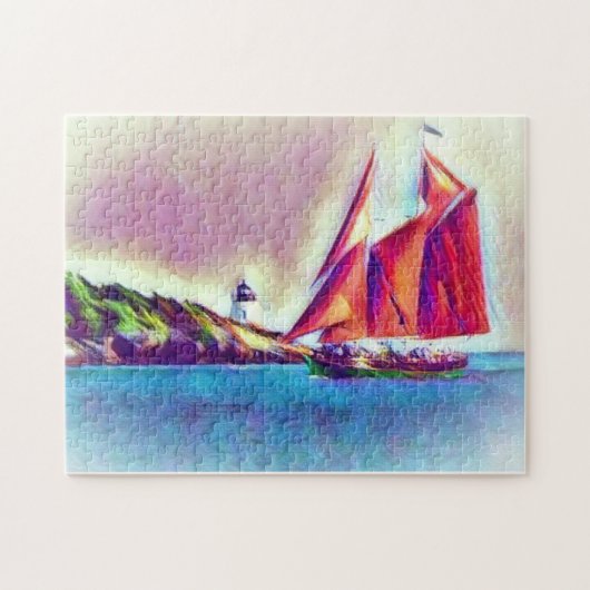 Rhode Island Puzzle Legpuzzel (Horizontaal)