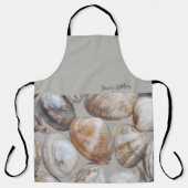 Rhode Island Quahog Clams Coastal Apron Schort (Voorkant)