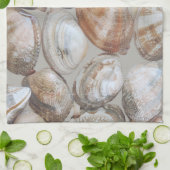 Rhode Island Quahog Clams Coastal Kitchen Towels Theedoek (Gevouwen)