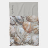 Rhode Island Quahog Clams Coastal Kitchen Towels Theedoek (Verticaal)