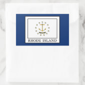 Rhode Island Rechthoekige Sticker (Tas)